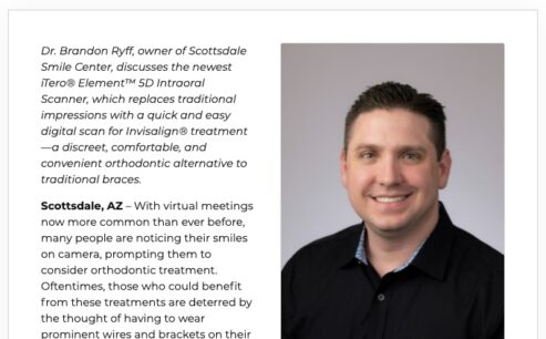 Dentist in Scottsdale discusses iTero® digital scanning technology and more discreet alternatives to traditional metal braces, including Invisalign® clear aligners.